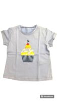T-SHIRT CON STAMPA CUP-CAKE LUI-JO